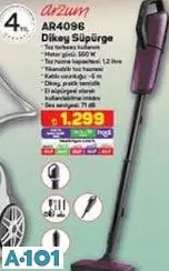 ARZUM AR4096 DİKEY SÜPÜRGE ARZUM AR4096 DİKEY SÜPÜRGE